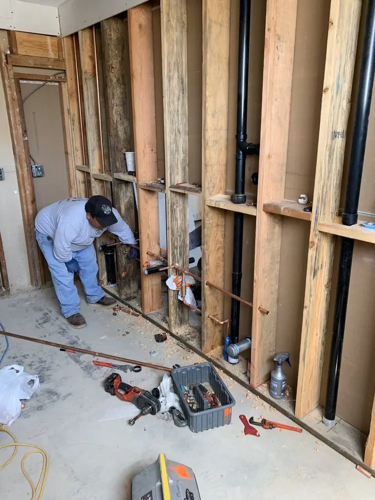 Commercial rough-in plumbing for Commercial Plumbing in Copper Hill